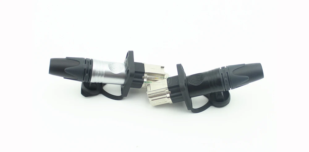 NEUTRIK NE8MX6 EtherCON CAT6A Netzwerkkabelstecker XLR RJ45 Stecker Robuste Metallabschirmung Industrielles Ethernet-Audiosignalübertragung – Detail 14