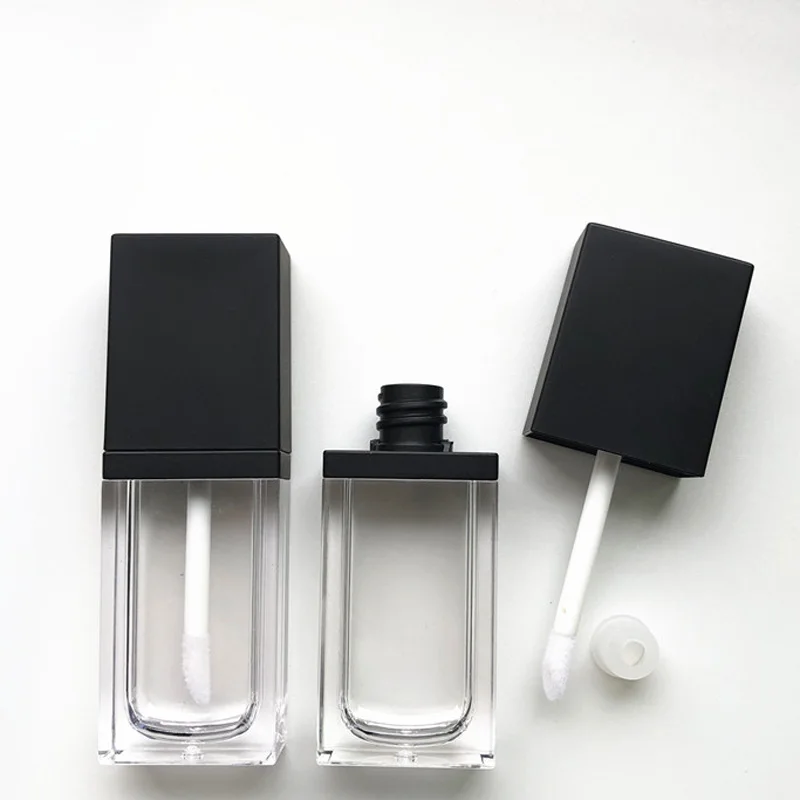 

8ml Empty Clear Lip Gloss Tint Tubes Matte Cap Liquid Makeup Lip Packaging Nail Polish Container Bottles for Travel