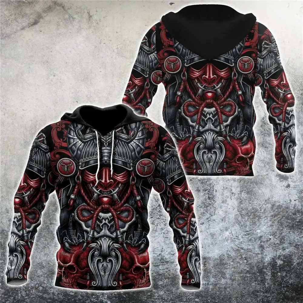 

CLOOCL Popular Japanese Sakura Samurai Printed Hoodies Fashion Design Sweatshirt Men Women 3D Zipper Long Sleeve Pullover Coat