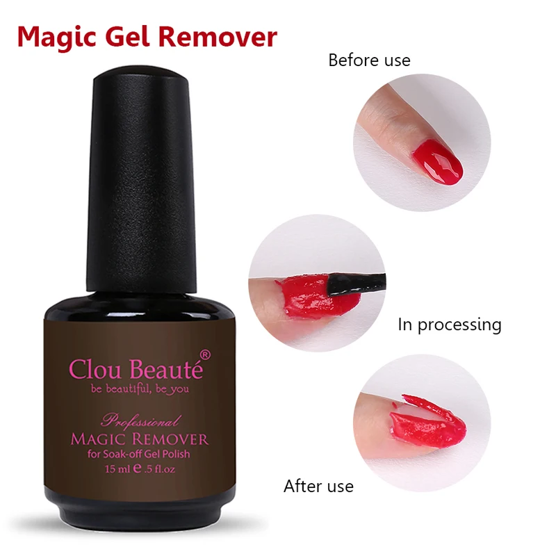 Clou Beaute เล็บเจลเล็บโปแลนด์ Vernis กึ่งถาวรทาเล็บ UV Top Coat Base Lakiery Hybrydowe เล็บเจล