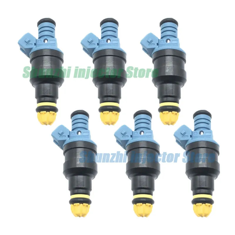 

6pcs 0280150715 13641734776 fuel injector for BMW 325I 1987~1991 325IS 1989~1990 325IX 1988~1991 525I 1989~1990 2.5L L6