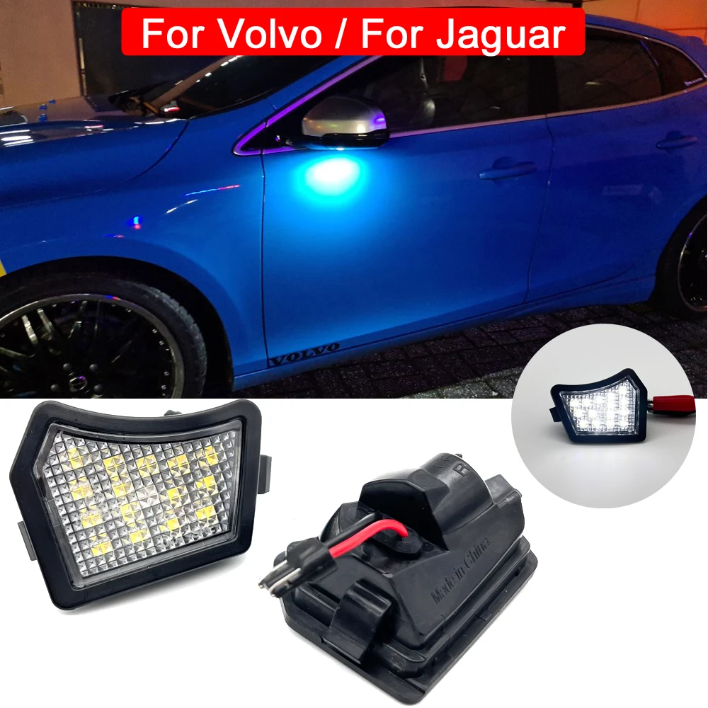 

For Volvo C30 C70 S40 S60 S80 V40 V50 V60 V70 XC70 XC90 For Jaguar X350 X351 X250 X260 X760 LED Side Under Mirror Puddle Light