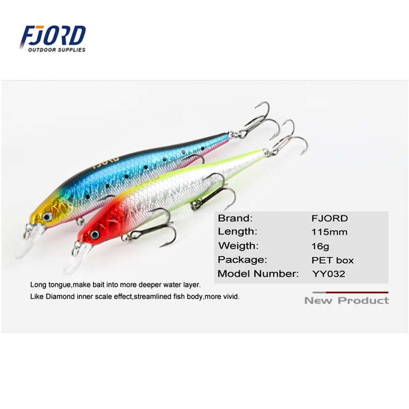 FJORD 115mm 16g Suspending Lure Trout Fishing Twitch Wobbler Pike Bait Trout Area Bait For Fishing In Summer Fishing Accessories