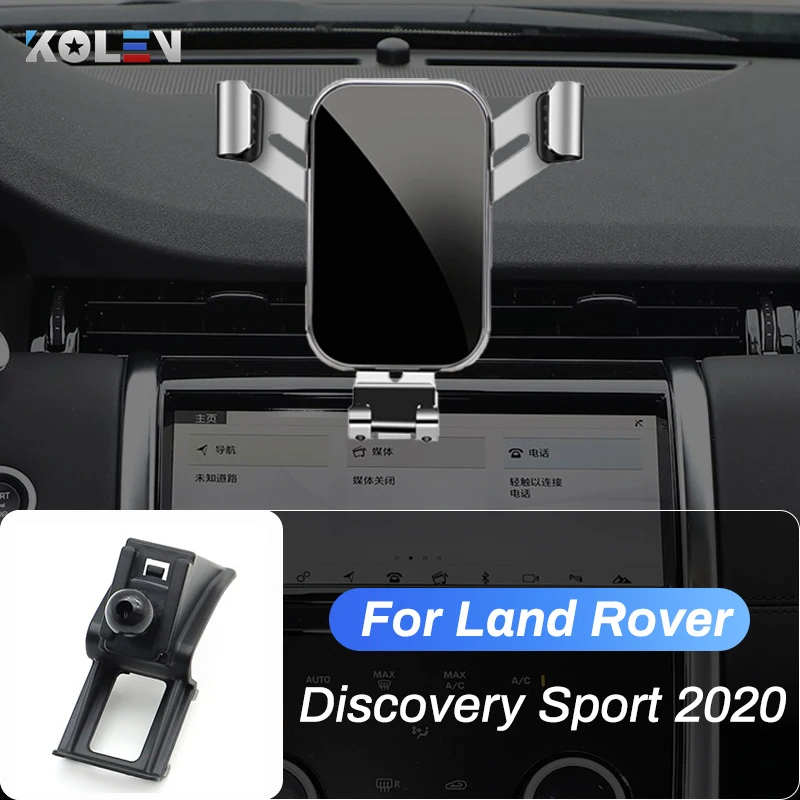 Car Mobile Phone Holder For Land Rover Discovery Sport 2020 GPS Gravity Stand Air Vent Outlet Navigation Bracket Car Accessories