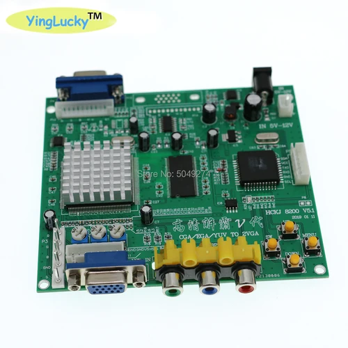 Imagen 2 del producto Juego Arcade RGB/CGA/EGA/YUV a placa adaptadora convertidora de vídeo HD VGA Dual GBS-8220