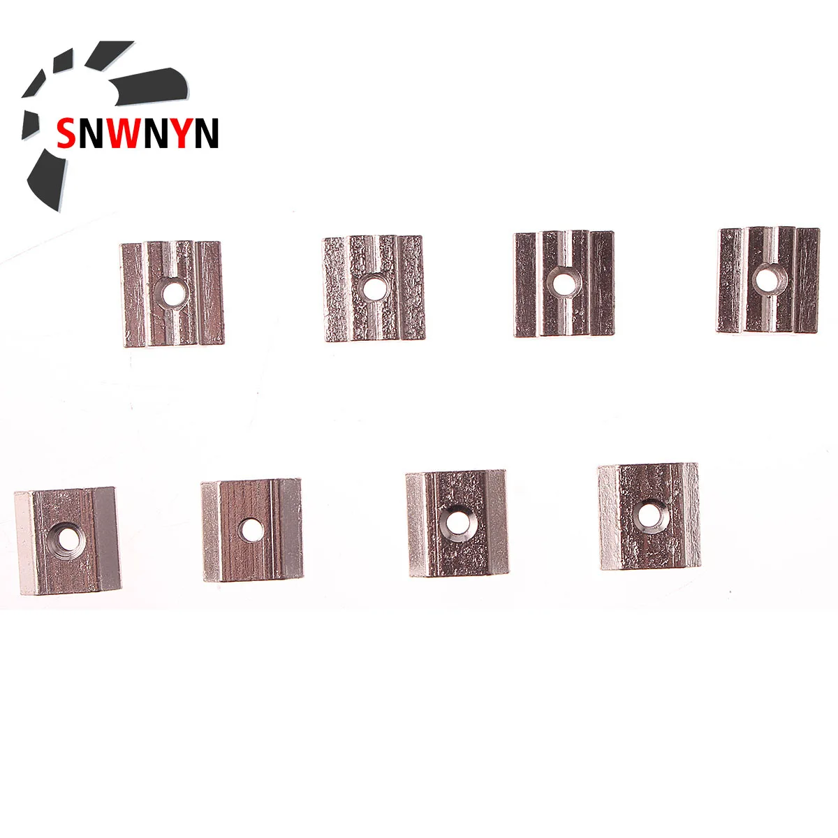 10PC T Block Square Nuts M4 M5 M6 For Aluminum Profile 2020 3030 4040 4545 Zinc Coated Plate Sliding Hammer Nut