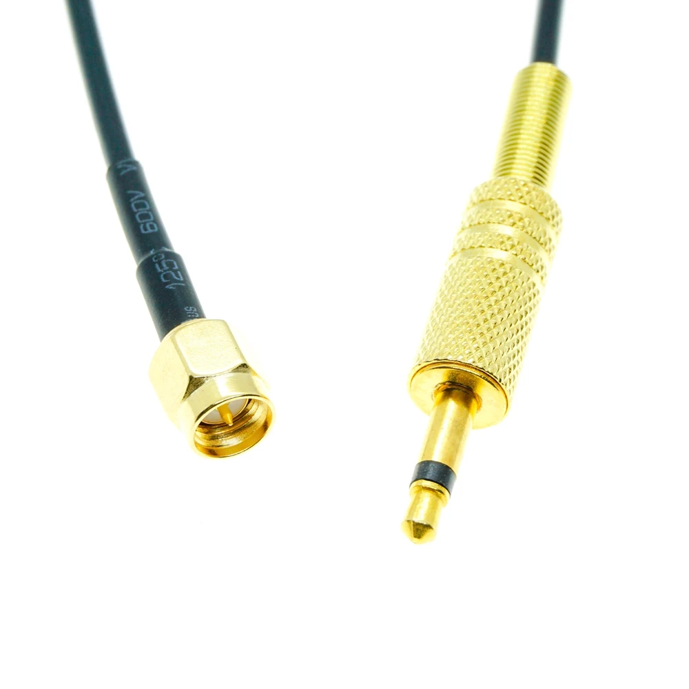SMA male to 3.5mm male mono 1/8\