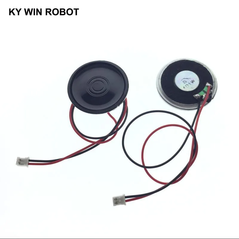 2pcs/lot New Ultra-thin speaker 4ohms 1 watt 1W 4R speaker Diameter 40MM 4CM thickness 5MM with PH2.0 terminal wire length 20CM