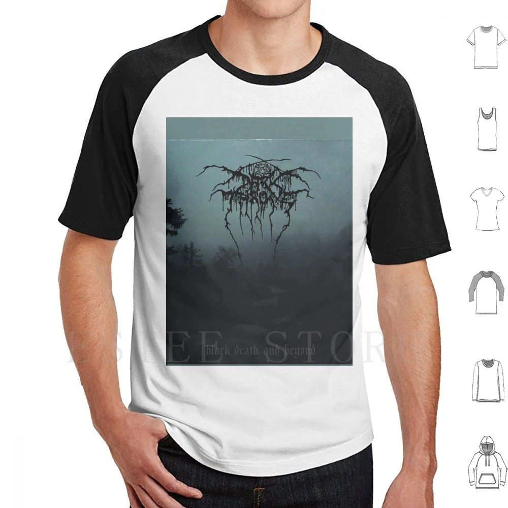 Darkthrone / Black Death And Beyond / Dark Throne T Shirt Cotton Men DIY Print Darkthrone Burzum Black Metal Metal Mayhem