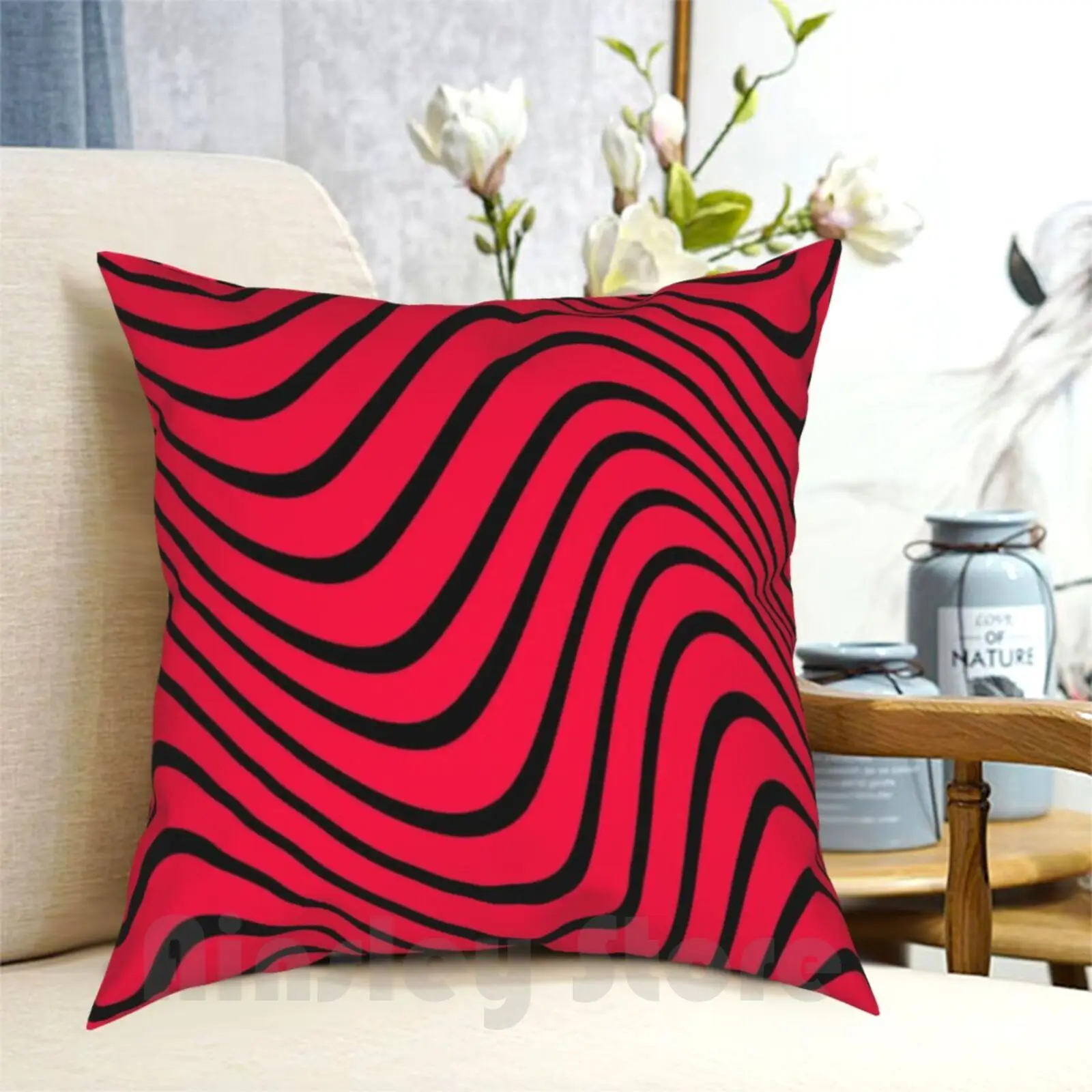 Pewdiepie Red And Black Pillow Case Printed Home Soft Throw Pillow Pewdiepie Youtube Youtuber Pewds Gaming Memes Gamer