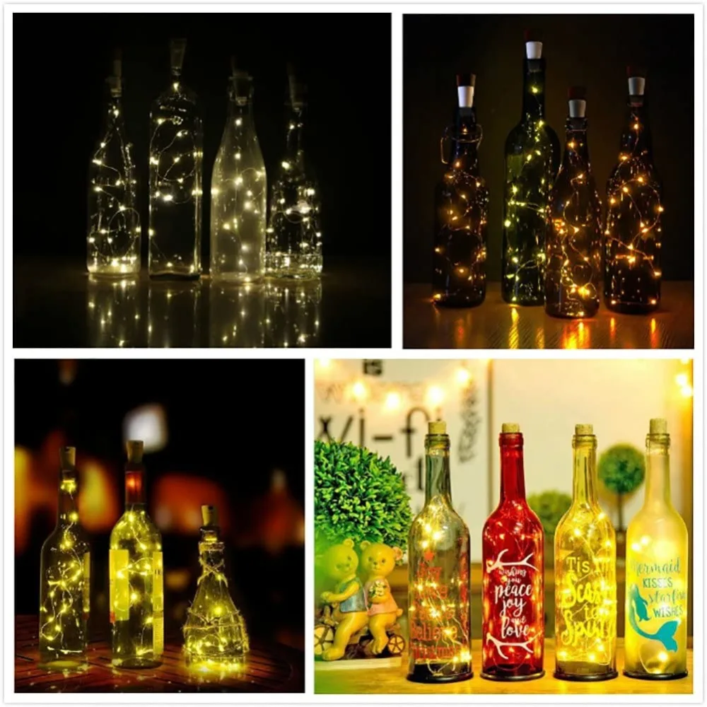 LEDMOMO 20 Luci a Led a forma di stella 2 metri Impermeabili da esterno con batterie (color LEDMOMO 20 Luci a Led a forma di stella 2 metri Impermeabili da esterno con batterie (color