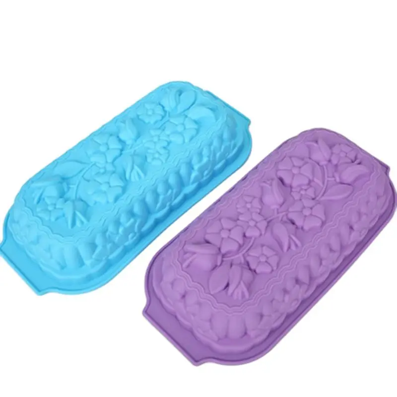 

Tulip/rose Shape Candy Toast Silicone Mold Flower Pastry Mould Soap Fondant Cake Molds DIY Cake Decoration Baking Tools K102