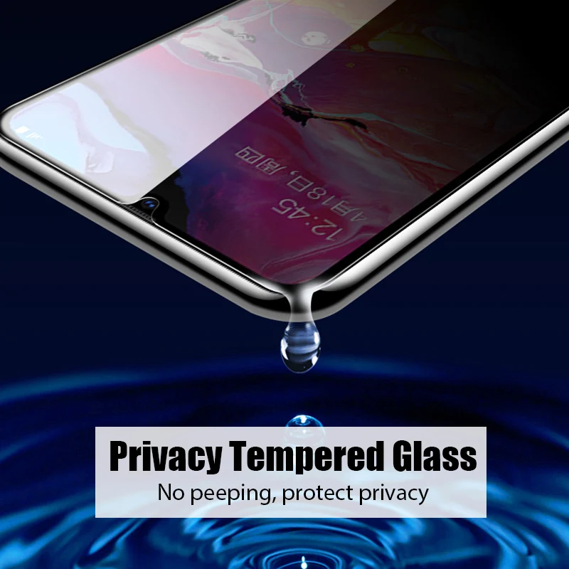 Anti Spy Screen Tempered Protector for Galaxy A50 A70 A40 A30S A20 A10 Glass for Samsung A51 A71 5G A41 A31 A21S A11 Glass Film