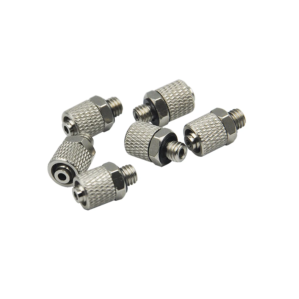 M5 6mm Connector Hydraulic System For Oil Pump and Tank RC Excavator 1/14 Trailer Car Parts