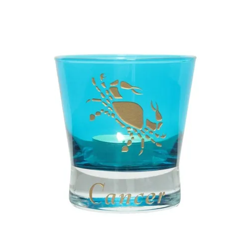 Arte Home Crab Turquoise Horoscope Candle holder