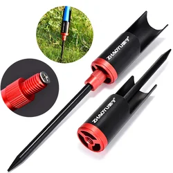 Ajustável em aço inoxidável telescópico Pesca Rod Support Pole, Inserted Stand, Ground Holder Bracket, Fishing Tackle Tools