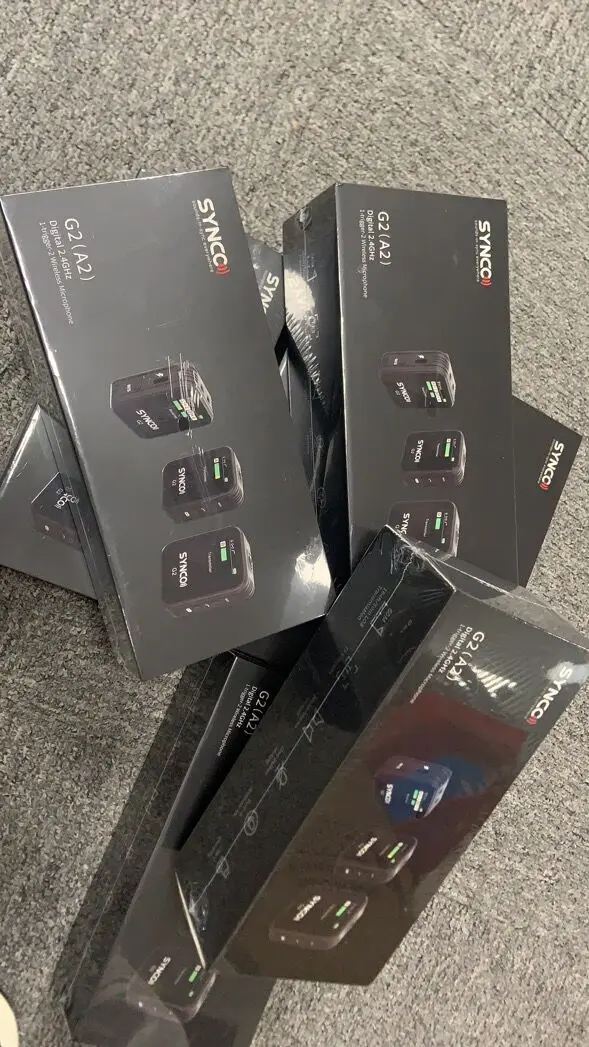 SYNCO G1 A1 G2 A2 G2A2 المهنية اللاسلكية التلبيب ميكروفون نظام آيفون محمول DSLR اللوحي كاميرا يوتيوب تسجيل