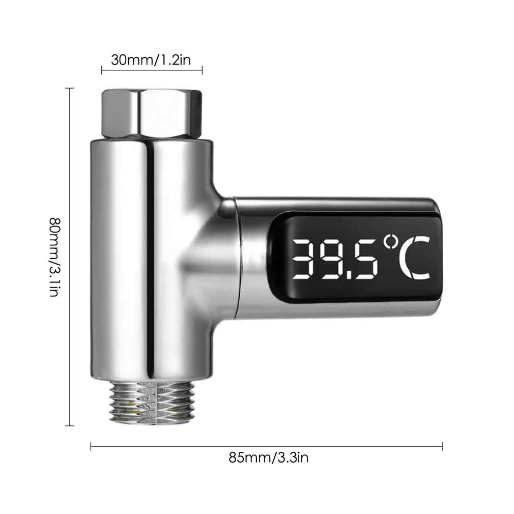 New For Bathroom LED Water Thermometer Electronic Faucet Thermometer Shower LED Thermometer Home Bathroom Shower Thermometer