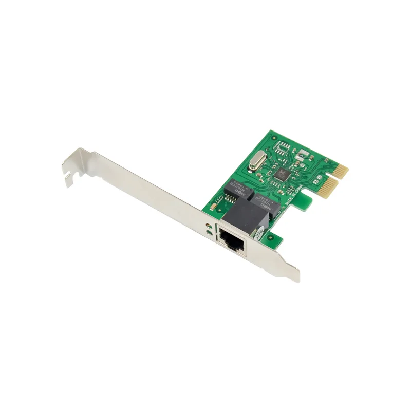 

1 RJ45 Port PCIe X1 Single Port Gigabit 1000M Wired Ethernet Network Card Realtek RTL8111F Chipset 10/100/1000Mbps Lan Adapter