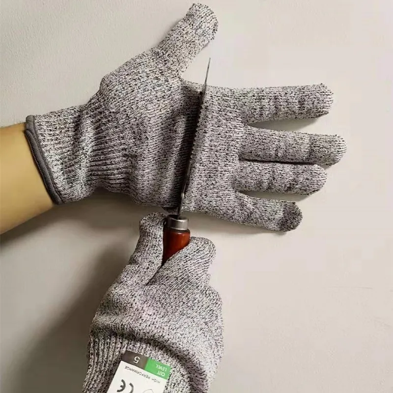 Guantes de trabajo de carnicero para cocina, manoplas de seguridad de alambre resistentes a Cortes, nivel 5, para desplumar ostras, peces y