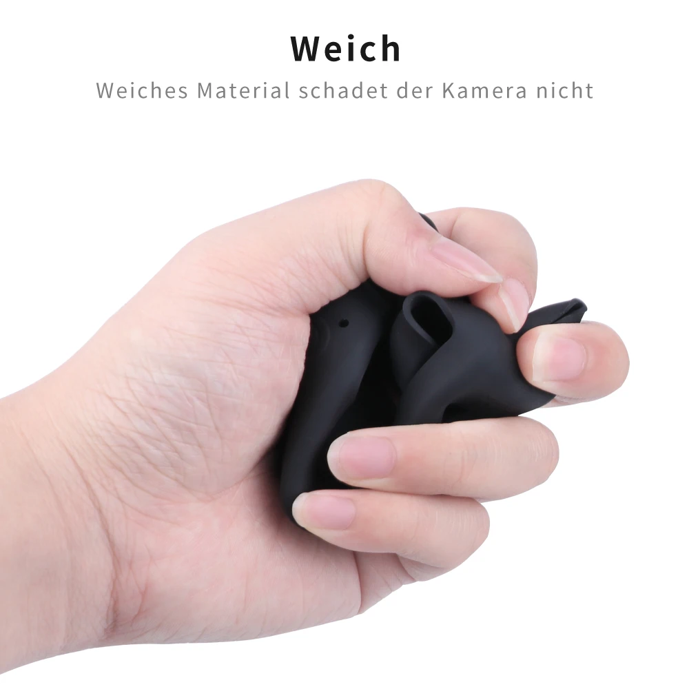 For GoPro Accessories Hero 8 Max Sport Camera Silicone Case Protective Housing Cover Skin+lens Gel Anti-scratch Shell