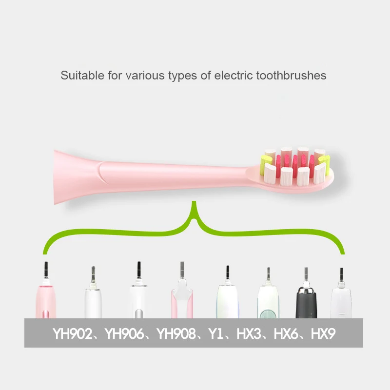 4 pezzi di ricambio per spazzolino da denti con spazzolino da denti con YH902 per spazzolino elettrico