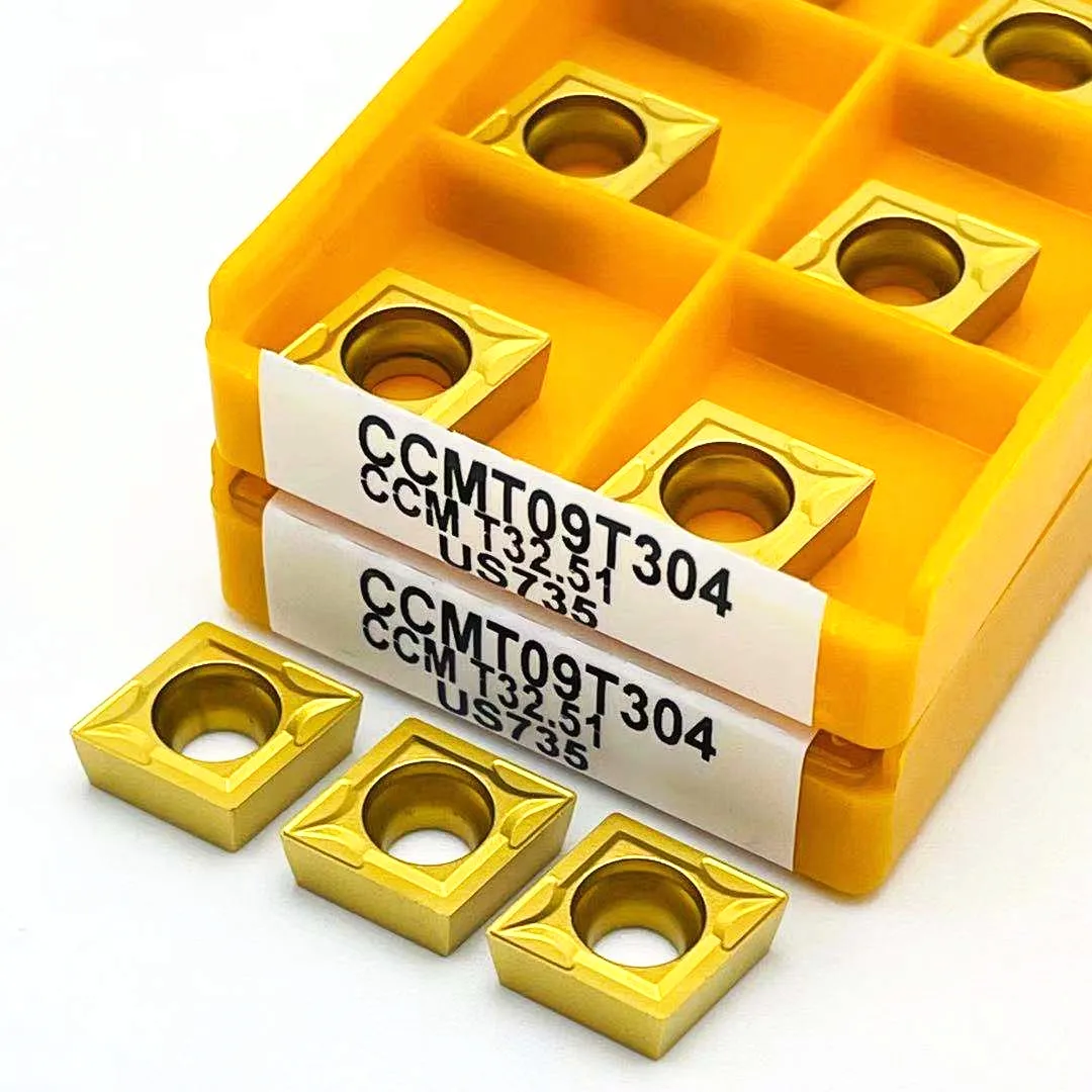 카바이드 인서트 CCMT09T304 CCMT09T308 VP15TF UE6020 US735 CCMT060204 금속 선반 공구, 엔드 밀링 커터 CCMT 09T308 CNC 공구