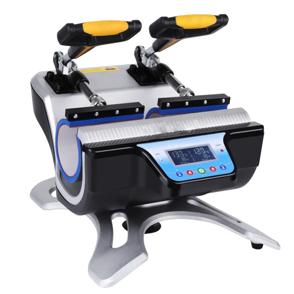 ST-510 Double Station Mug Press Machine Sublimation Heat Press Machine for 6oz ,9oz .11oz ,12oz,17oz Mugs Cups Printing