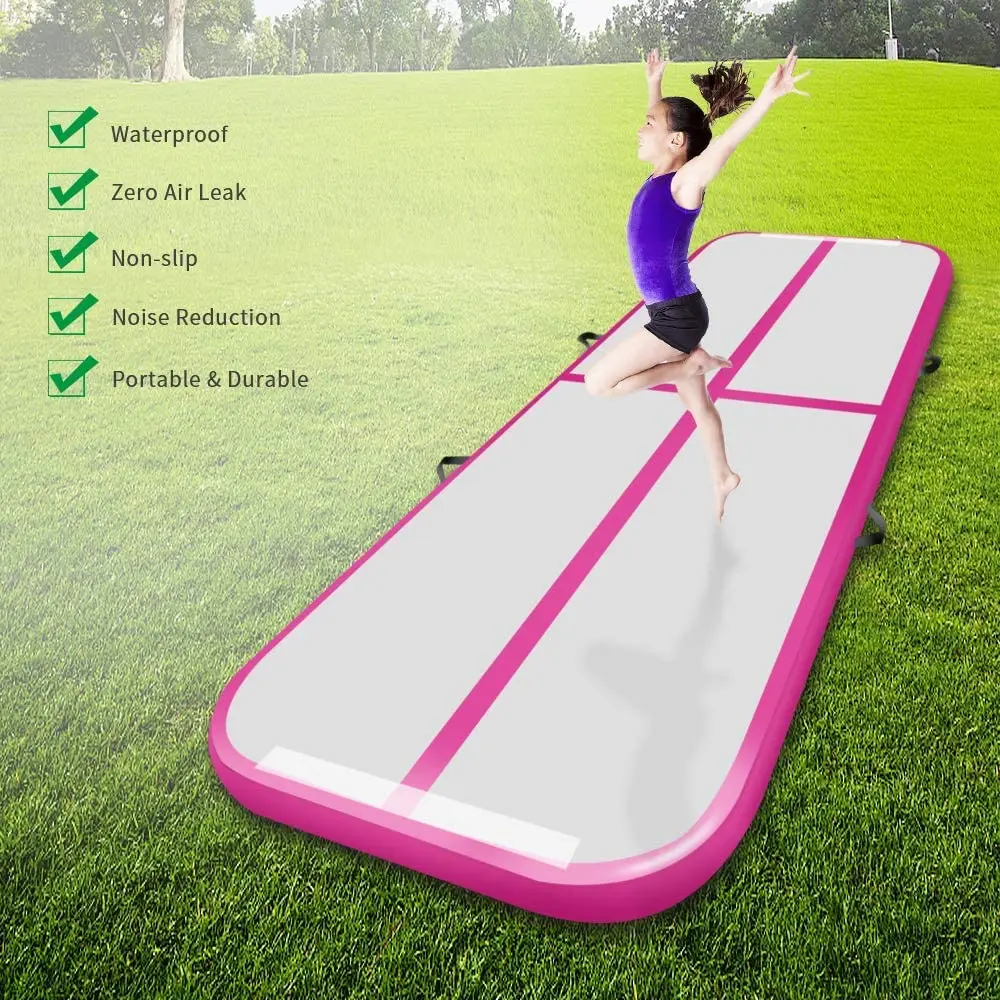 

2020 New Airtrack 6M 7M 8M Inflatable Air Tumble airtrack Gymnastics Gym Mat Yugo Inflatable Air Gym Air Track For Home use