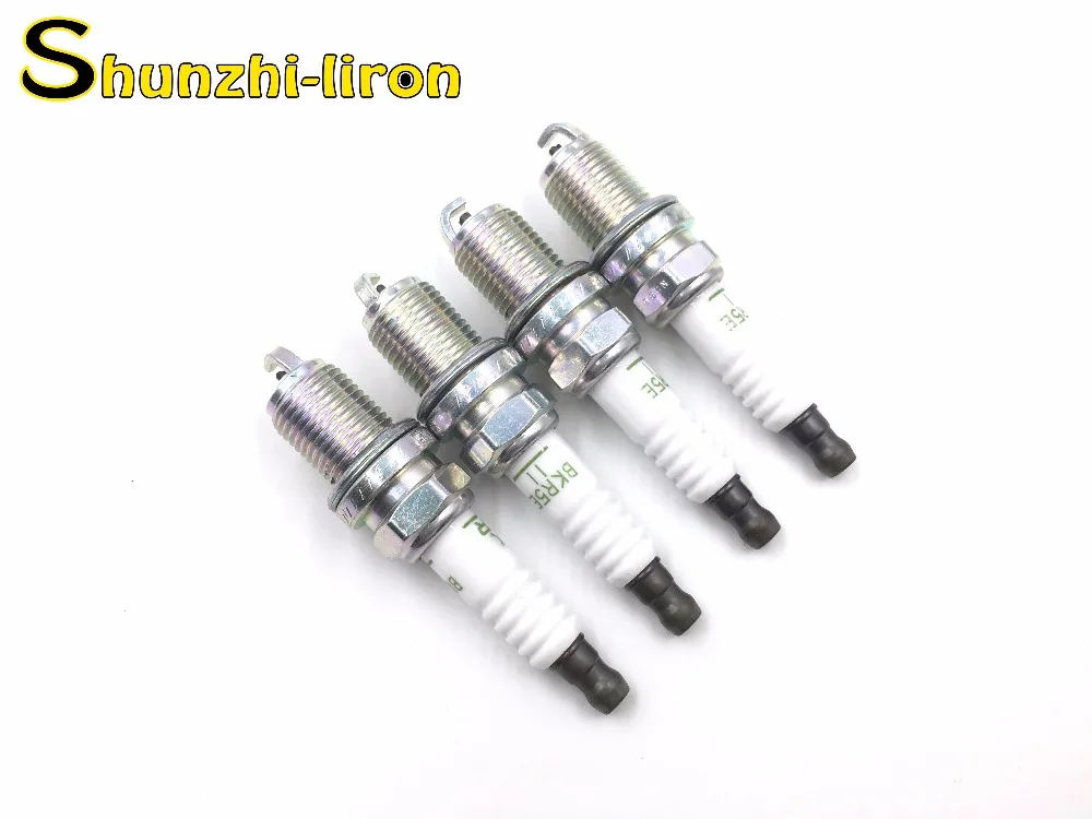 4pcs BKR5E-11 MS851357 Nickel Alloy Spark Plugs For Mitsubishi Lancer Galant Montero Sport Mirage Eclipse