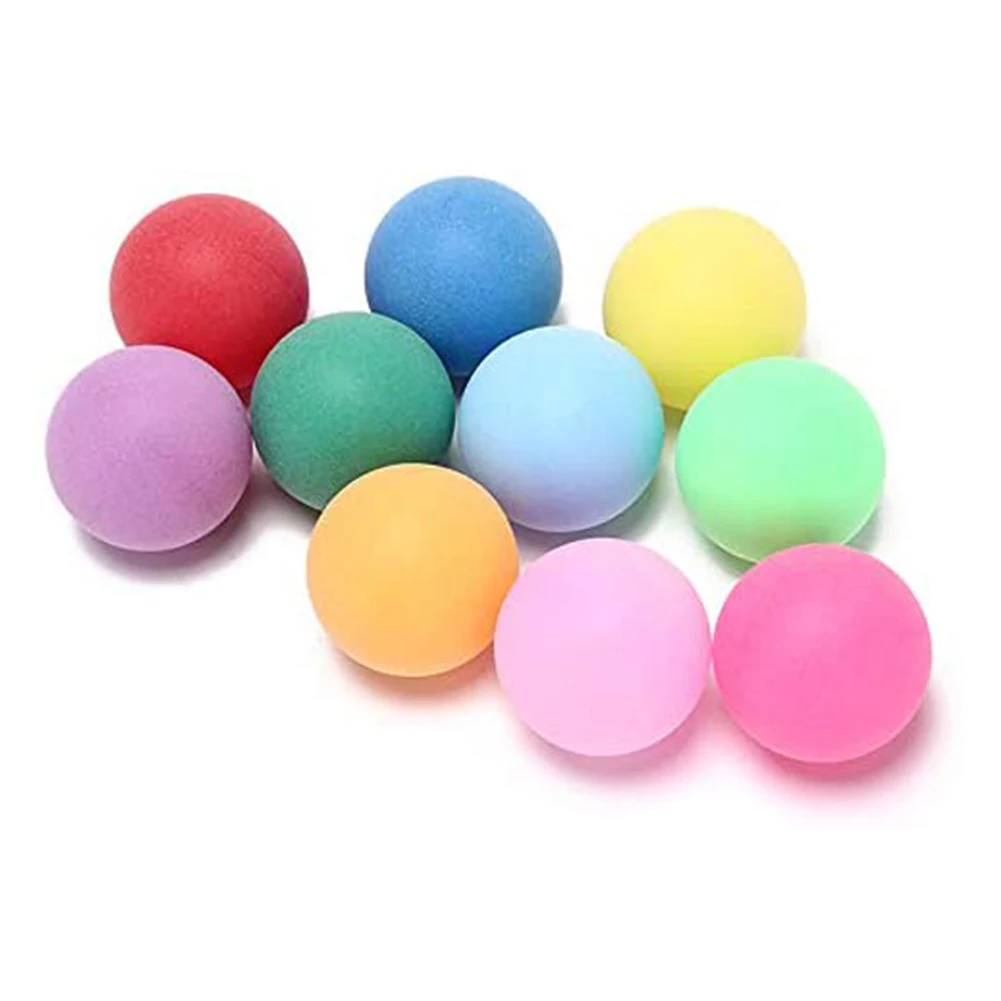 Hot Selling 50pcs 40mm Table Tennis Ball 2.4g Ping Pong Random Colours Group Games Outdoor Sport Outdoor Activity Supplies