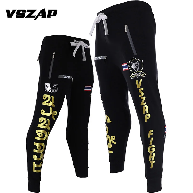 VSZAP Boxing Pants Men shorts sports training and competition MMA Pants Muay Thai boxing shorts Gym Trousers MMA Boxing Shorts