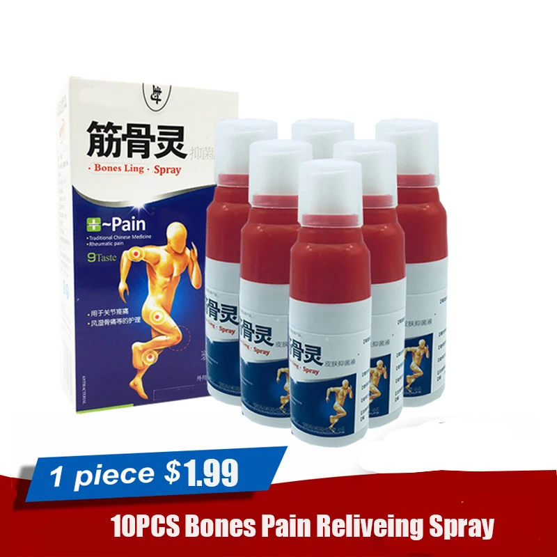 

5/10PCS Pain Relieving Spray For Rheumatoid Arthritis Acute Chronic Soft Tissue Injury Bruises Pain Knee Joint Ache Liqued