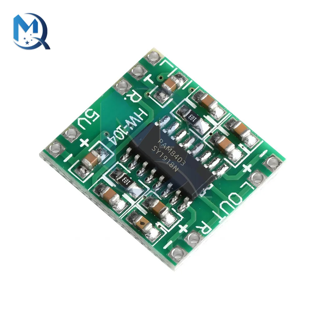 2.5V To 5V Mini PAM8403 Power Amplifier Board 2 Channels 3W Class D Audio Speaker Sound Amplifier Board For Arduino