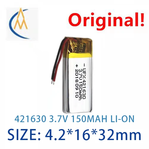 

buy more will cheap 421630 (150mah) 3.7V self timer rod point reader Walkman small speaker with protective board LED toy model