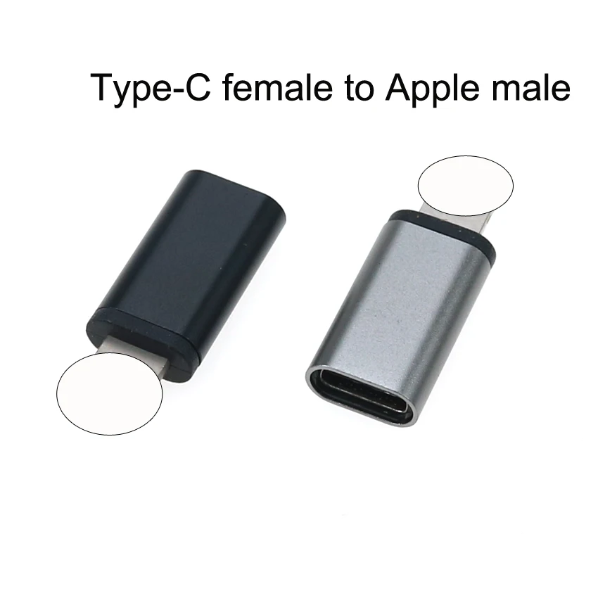 

Type C Female To Lighting Adapter For Apple IPhone 7 8 Plus X XS MAX USB C To 8pin Male Charging Data Sync OTG Converter