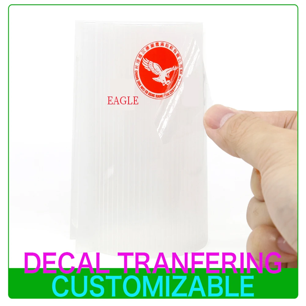 High Viscosity UV Decal Transfer Stickers Logo Print Label Customize MX-SP Carton Sticker Waterproof Clear Adheisve