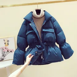 2023 moda donna giacca Baggy Bread Suit cappotti invernali piumino di cotone impermeabile antivento fasciatura Outdoor Sporting Short parka