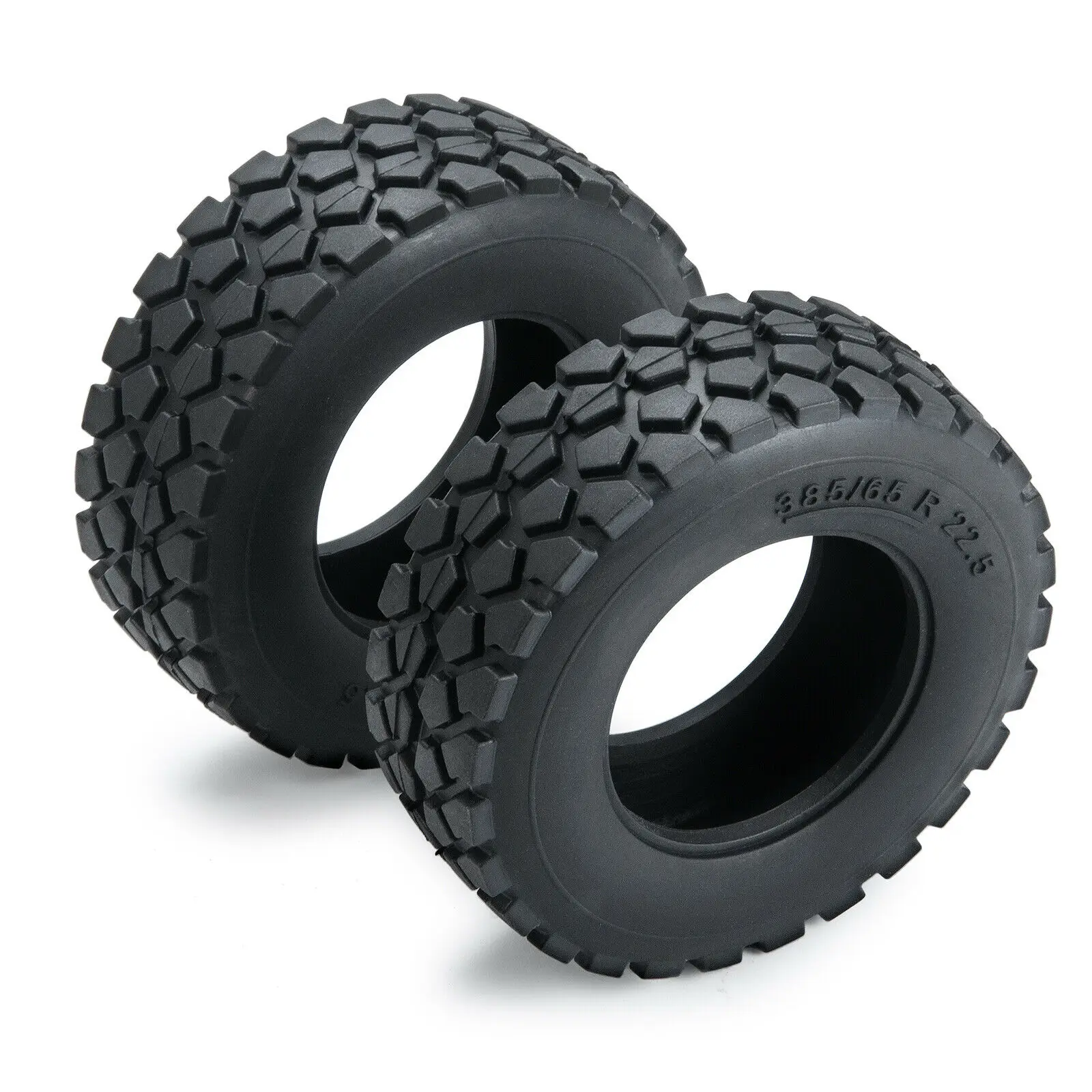 2/4 packs substituição preto 84.5mm pneus de borracha cobrir para tamiya 1:14 trator caminhão reboque rc modelo carro caminhão
