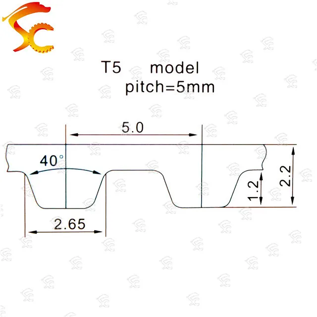 High Quality 5meters T5 15MM PU open belt T5 timing belt width 15mm Pitch 5mm white Polyurethane with steel core