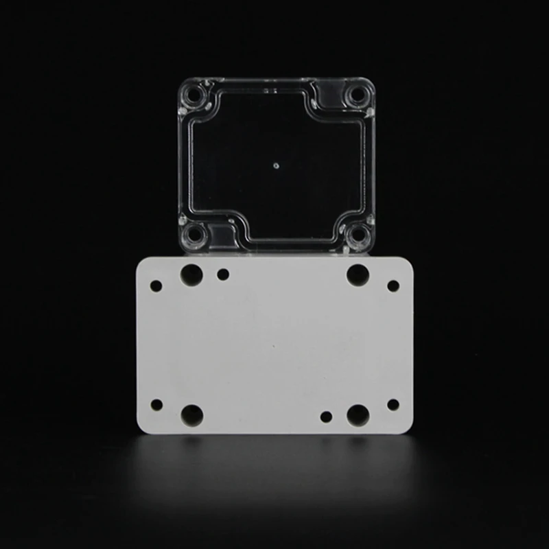 63x58x35mm ABS IP65 Waterproof Plastic Wire Junction Box With Mounted Distribution Clear Enclosure Transparent Project Case