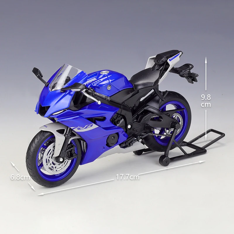 Welly 1:12 2020 YZF-R6 YZFR6 Motorfiets Modellen Legering Model Motor Bike Miniatuur Ras Speelgoed Voor Gift Collection