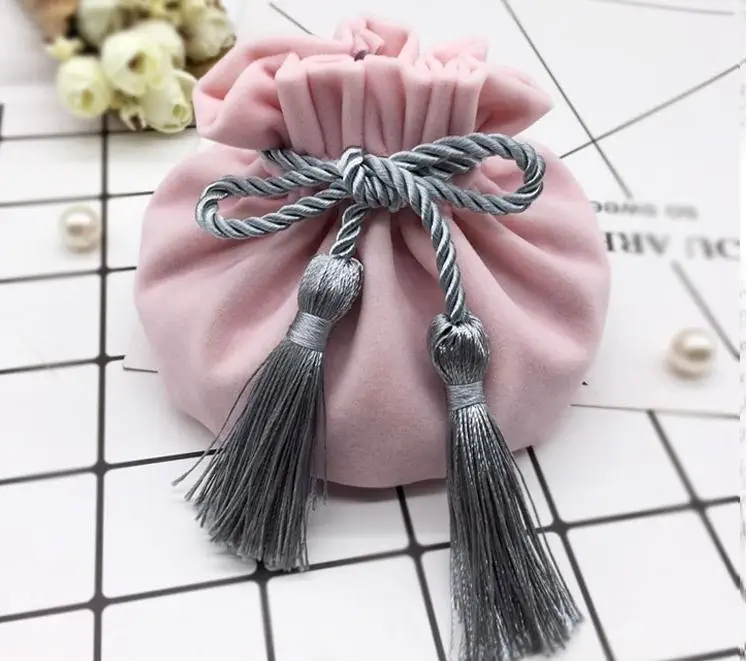 Bolsa de terciopelo para recuerdo de fiesta, paquete de caramelos de boda, regalo de recuerdo, regalos de devolución para Baby Shower, venta al por mayor, 100 Uds.