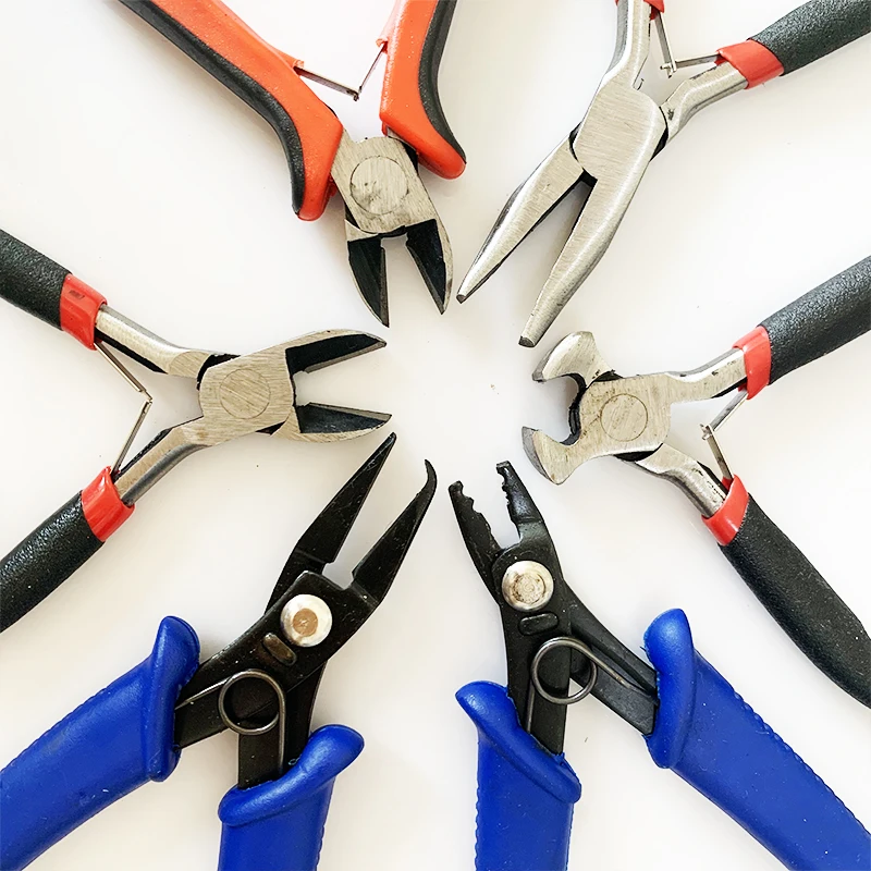 Multi Shape Pliers Round Bent Needle Nose Cutter Handcraft Beading Insulated Plier For Diy Jewelery Accessory&Equipment Tools