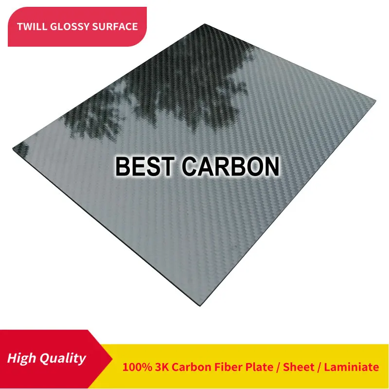 Free shipping 600mm x 600mm Twill Glossy surface 100% Carbon Fiber Plate ,cfk plate, rigid plate, sheet, laminiate