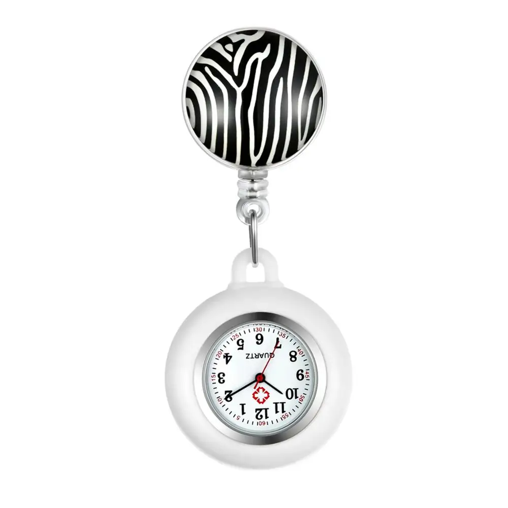 LANCARDO New Arrival 2021 Silicone Clip Pendant Pocket Watch for Nurse Doctor Clock Stretchable Carrying Pocket Watch Wholesale