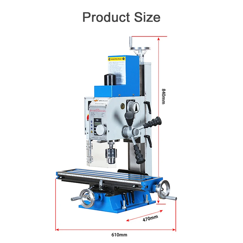 Multifunctional household vertical drilling and milling integrated lathe high precision bench drilling machine