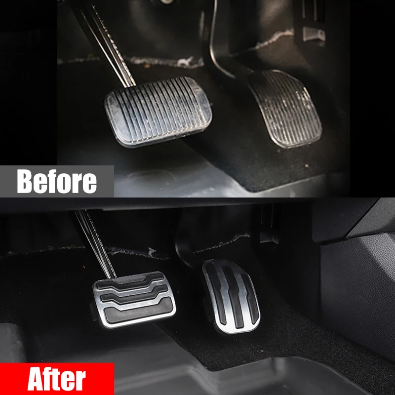 For Ford F150 F-150 Raptor 2015 2016 2017 2018 2019 2020 Car Accelerator Pedal Cover Brake Pedals Non-Slips Pads Car Accessories