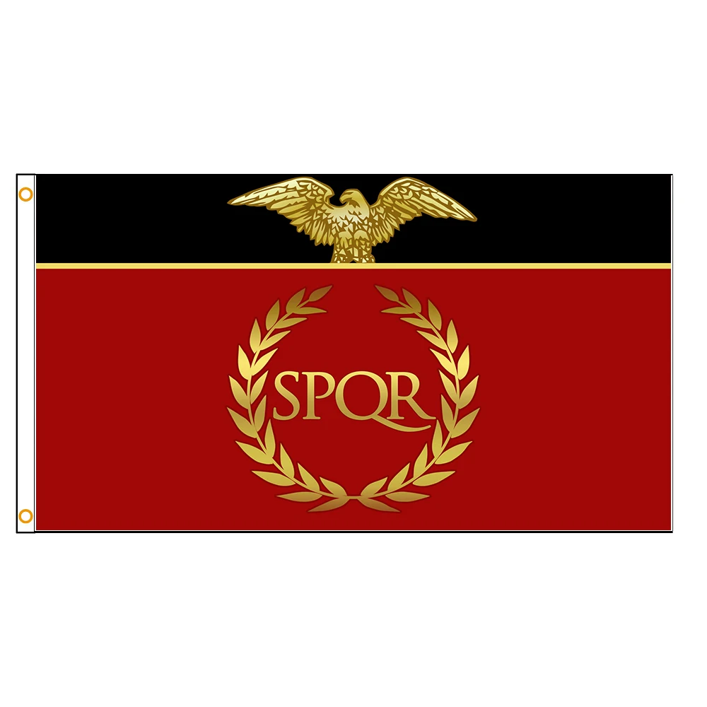 90x150cm Roman Empire Senate People Of Rome Eagle SPQR Flag