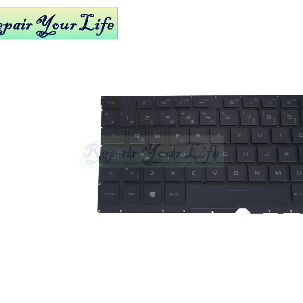 Imagem -06 - Turco Tailandês Teclados de Substituição para Teclado Gamer para Asus Rog Zephyiro S17 Gx701 gx Gx701gsm Gx701lws Xs76 0kn1 661tu11 661ta11